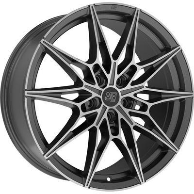 MSW 75 8,5x19 5x112 ET29 matt gunmetal polished
