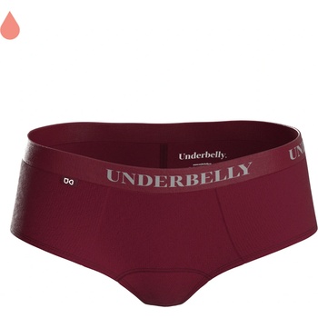 Underbelly menstruační kalhotky LOWEE bordó bordó z mikromodalu Pro velmi slabou menstruaci