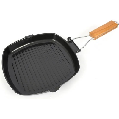 24 х 24 см грил тиган със сгъваема дръжка (1159)