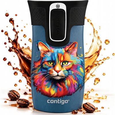 Contigo termohrnek West Loop Mini 300 ml Kočka Lakeside