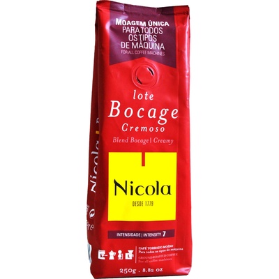 Nicola cafés Káva Bocage mletá 250 g