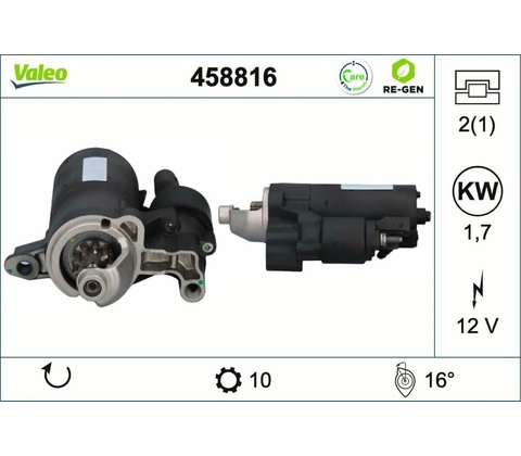 Startér VALEO 458816