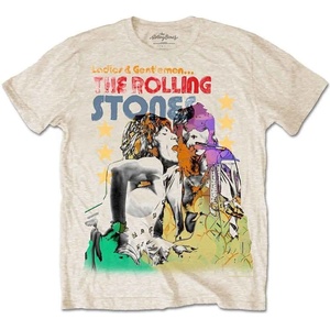 The Rolling Stones Mick & Keith Watercolour Stars Sand XL Риза (RSTS59MS04)