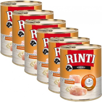 Rinti Sensible Kuracie s ryžou 6 x 800 g