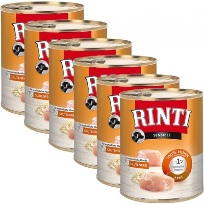 Rinti Sensible Kuracie s ryžou 6 x 800 g