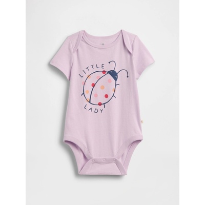 GAP Baby body s potiskem Fialová