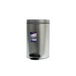 Eurogold SIRIUS 14l 40x25cm сребърен контейнер за педали 801214 SILVER (801214 SILVER)