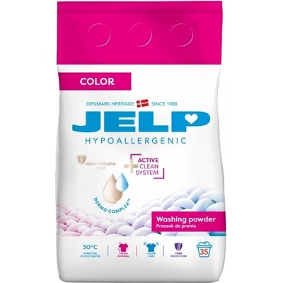 Jelp Hypoalergenní prášek na barevné prádlo pro děti i dospělé 2,1 kg