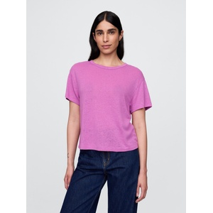 GAP Ленено кроп тениска GAP GAP | Lilav | ЖЕНИ | S