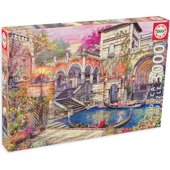 Educa Пъзел Educa от 3000 части - Романтика във Венеция, Доминик Дейвисън (EDU16320)