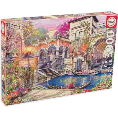 Educa Пъзел Educa от 3000 части - Романтика във Венеция, Доминик Дейвисън (EDU16320)