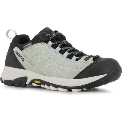 Дамски ниски туристически обувки Alpina Glacia лайм - Водоустойчиви с Alpitex® и подметка Vibram®
