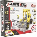 Teddies Stavebnica kov stavební stroj 180 ks