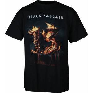 NNM Мъжки Black Sabbath тениска - 13 Tracklist - Черна - DRM12563400