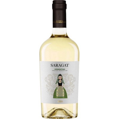 Atzei Saragat Vermentino di Sardegna biele 13% 0,75 l (čistá fľaša)