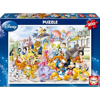 Educa Průvod postaviček Disney 200 dílků