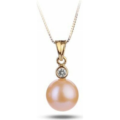 Eppi Perlový přívěsek s diamantem Mananya P31192