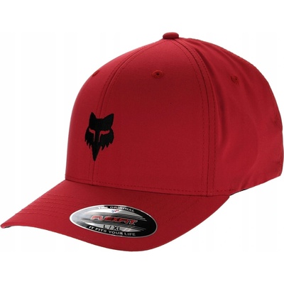 FOX Head Tech Flexfit Hat Flame Red 122