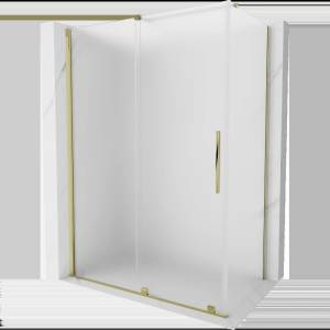 Mexen Velar плъзгаща душ кабина 150 x 85 cm, матирана, златна - 871-150-085-31-50 (871-150-085-31-50)