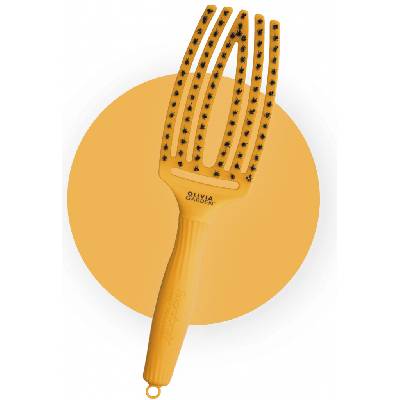 Olivia Garden Fingerbrush Combo Medium kefa na vlasy slnečnicový FB1PC-SUN