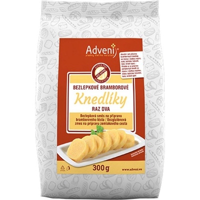 Adveni Medical Adveni Bezlepkové bramborové knedlíky RAZ DVA 300 g