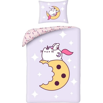 Halantex Obliečky z mikrovlákna Pusheen na mesiaci 140x200 70x90
