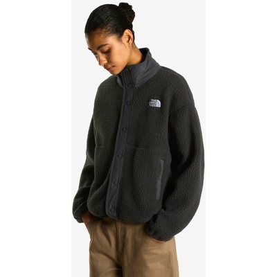 The North Face Cragmont Snap Front Fleece Jacket black/anthracite grey