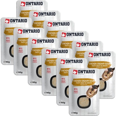 ONTARIO Cat пилешка крем супа 12 x 40 г