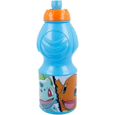 Stor Plastová fľaša na pitie Pokémoni 400 ml