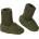 disana Детски пантофи disana Kid's Walk-Schuhe House slippers - Oliv - размер 2 (702-4666-0712)