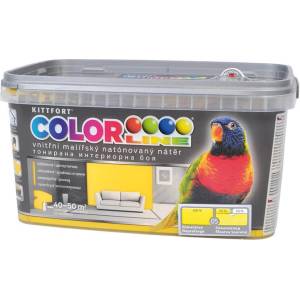 Kittfort Colorline® тонирана интериорна боя за стени и тавани 05Слънчоглед (8487228728-к)