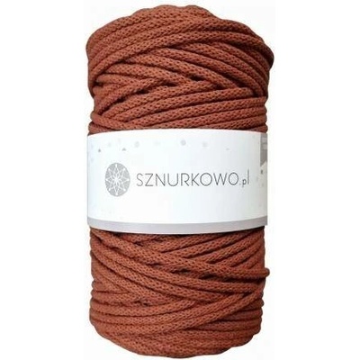 Sznurkowo příze na háčkování - 3SZ38 - 3mm Cihlová