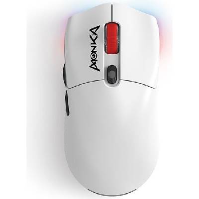 Myš bezdrôtová, Marvo MONKA G995W, biela, optika, 26000DPI