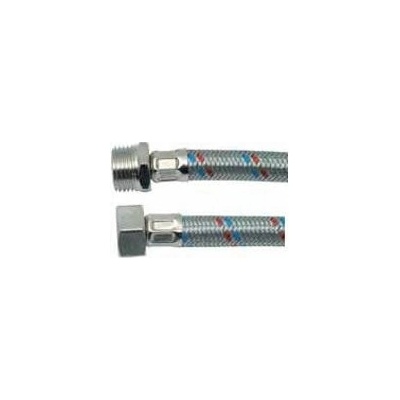 Flexibilná nerezová hadica 1/2"x 3/8"MF-vonkajší/vnútorný závit 50cm