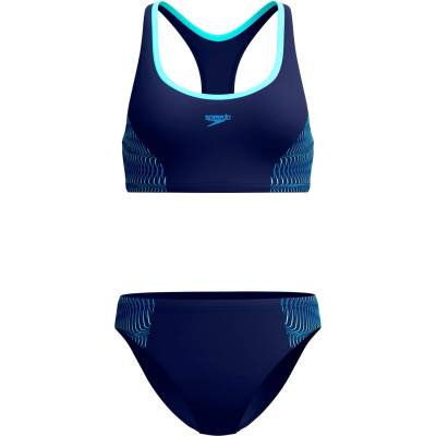 Speedo Дамски комплект бикини Speedo Women's Placement 2 Piece Bikini - Peacoat / Angelic Blue - размер 46 (EU) (150-5719-0318)