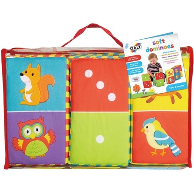 Galt Toys Galt - Бебешко меко домино - Животни