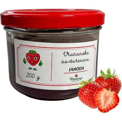 HANČ Vraňany Jahodová marmeláda 200 g