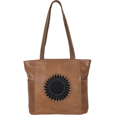 Кожена дамска чанта - Ivon