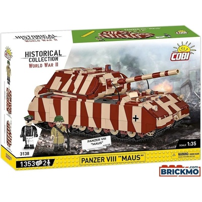 COBI 3138 World War II 1:35 Nemecký tank Panzerkampfwagen VIII Maus