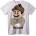NOONEBRAND Тениска Super Chapo Bros - M, Black