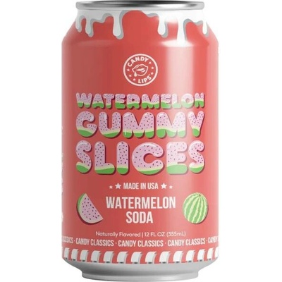 Candy Lips Watermelon Gummy Slices 355 ml