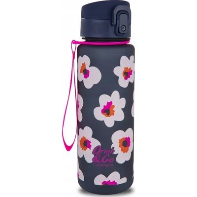 CoolPack Drink & Go Brisk Flores fľaša na vodu 600 ml
