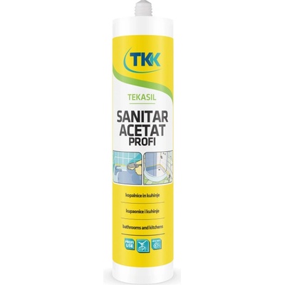 TKK Profi Silikon sanitárny 300 g transparentná