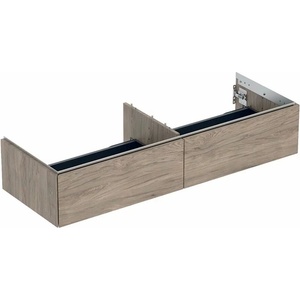 Geberit Стенен шкаф Geberit One с 2 чекмеджета, американски орех хикори, 135 см (505.076.00.6)