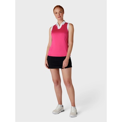 Callaway Блуза с яка Callaway Women's Sleeveless Performance Polo Shirt - Pink Peacock