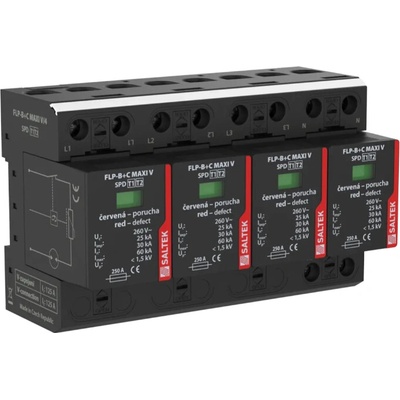 Zvodič prepätia 4P AC typ T1+T2 25kA FLP-B+C MAXI V/4 A05094 SALTEK