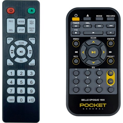 GENERAL AUNA BELLE EPOQUE 1908 v2 - дистанционно управление дубликат (BELLE EPOQUE 1908 v2)