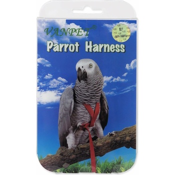 Vanpet Postroj pre papagáje L černý