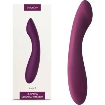 Image 1 of G-SPOT вибратор, стилен и гъвкав, 17, 4см. - Amy 2 Violet (SVAKOM0194)