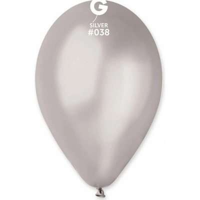 Gemar #038 Balónek 26 cm 10" stříbrný